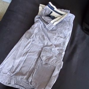 Light blue cargo shorts